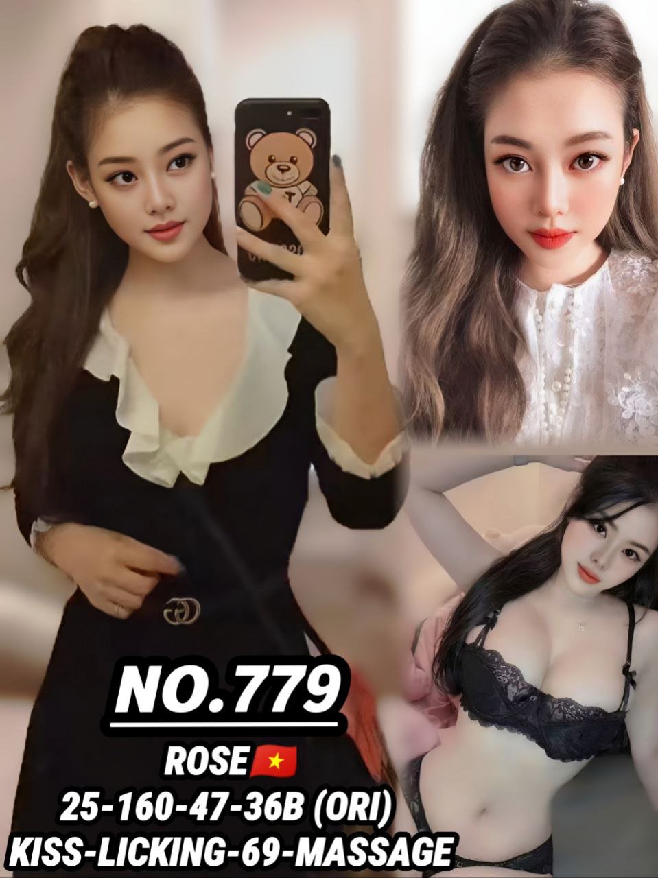 779 Rose JB Escort Model