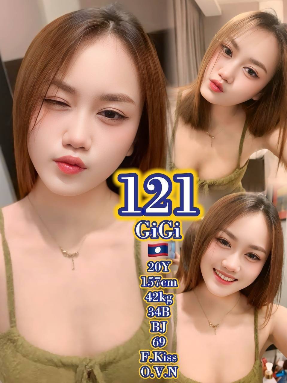 121 Gigi JB Escort Model