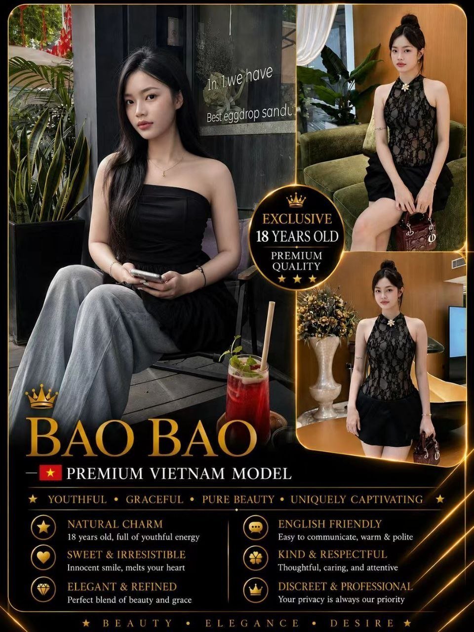 Baobao JB Escort Model